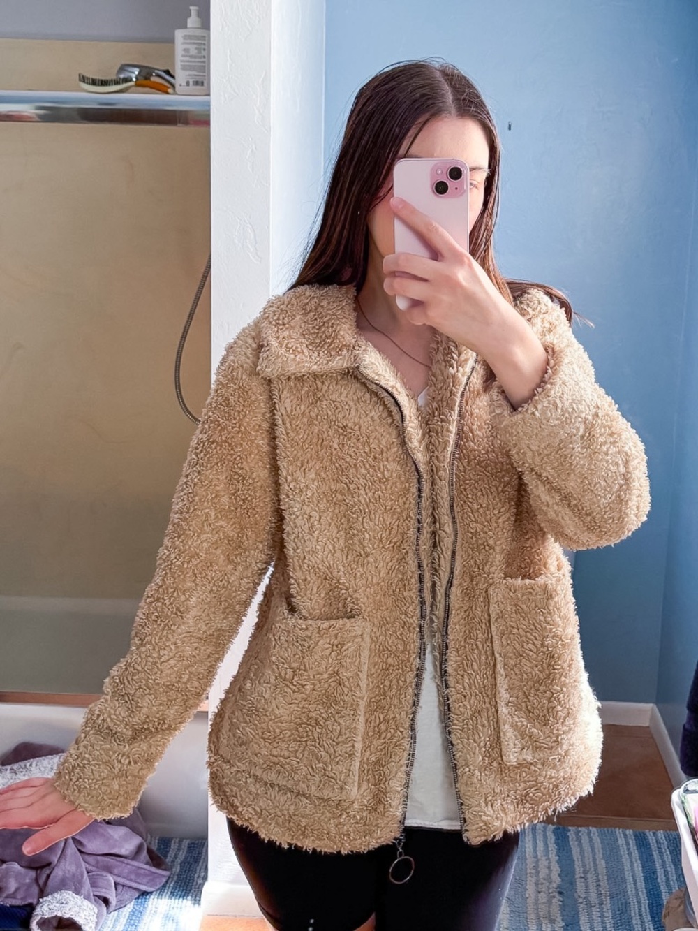 Steve Madden fuzzy jacket